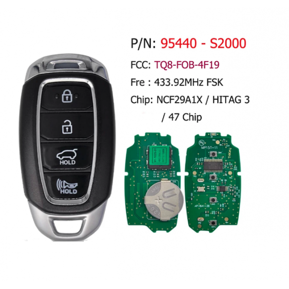 Hyundai Автоключ з Remote RK33