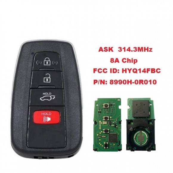 Toyota Автоключ з Remote RK43