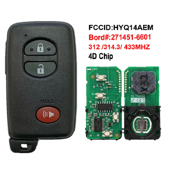 Toyota Автоключ з Remote RK38